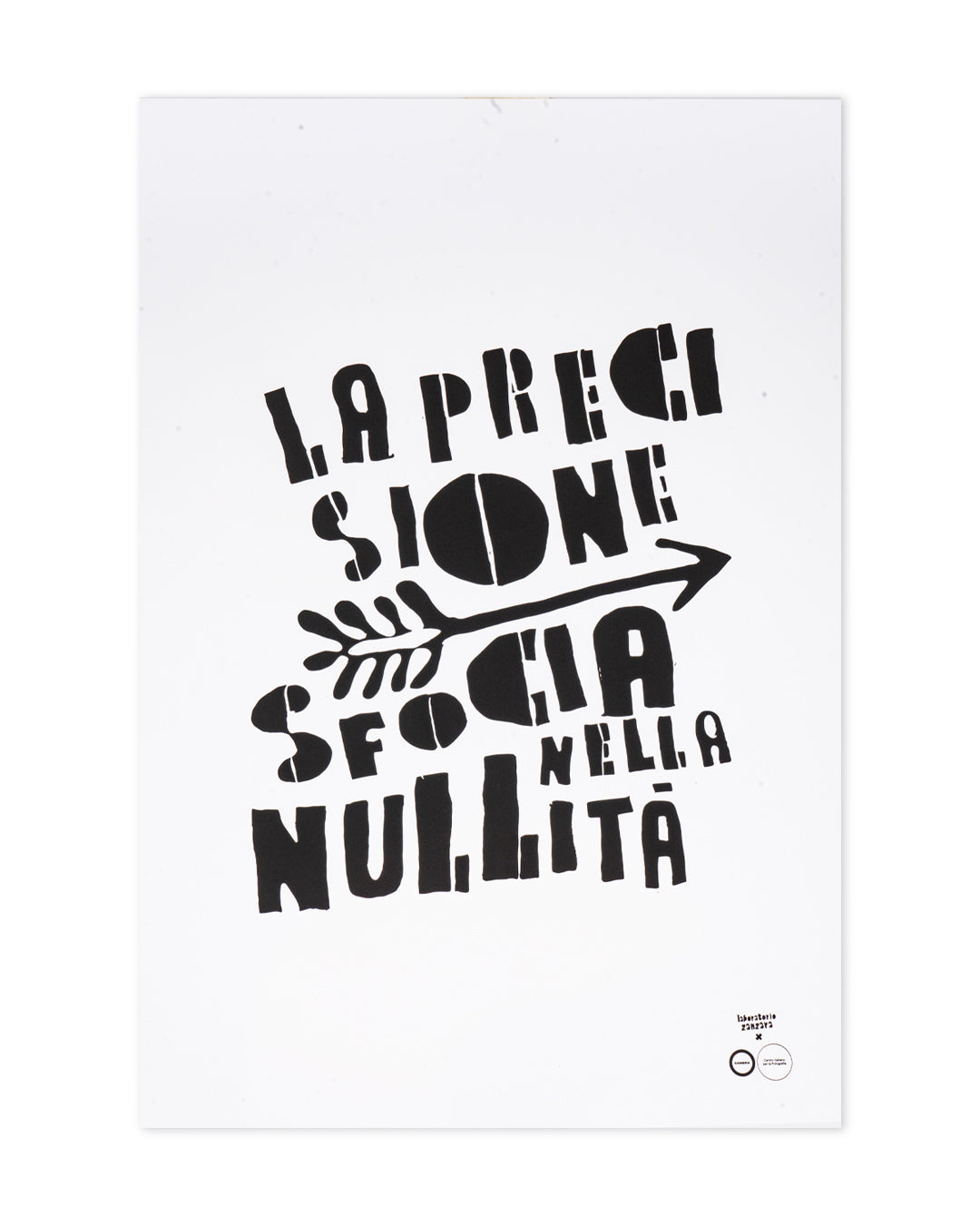 POSTER 35x50 | LABORATORIO ZANZARA X CAMERA