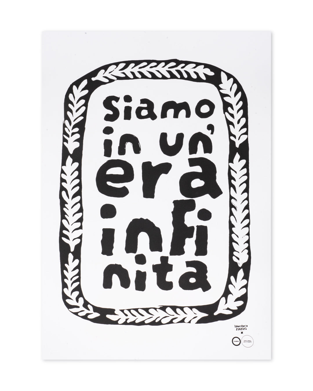 POSTER 35x50 | LABORATORIO ZANZARA X CAMERA